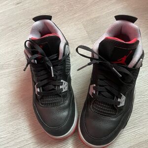Jordan Retro Cement Red & Black & Gray (Youth)